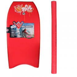 Pool Play Boogie Board and pool noodle